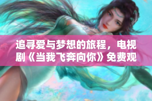 追寻爱与梦想的旅程，电视剧《当我飞奔向你》免费观看方法揭秘