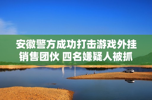 安徽警方成功打击游戏外挂销售团伙 四名嫌疑人被抓捕