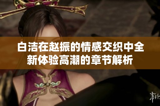 白洁在赵振的情感交织中全新体验高潮的章节解析