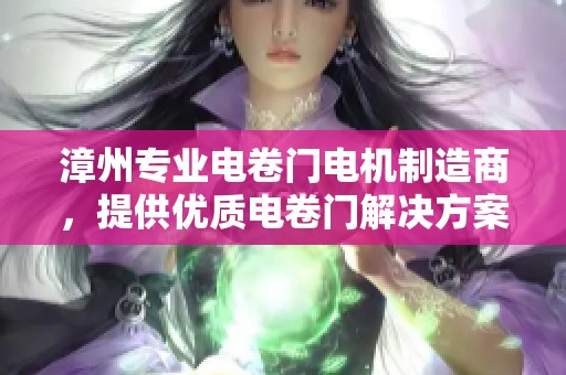 漳州专业电卷门电机制造商，提供优质电卷门解决方案和服务