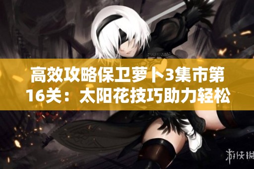 高效攻略保卫萝卜3集市第16关：太阳花技巧助力轻松获胜