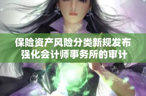 保险资产风险分类新规发布 强化会计师事务所的审计责任