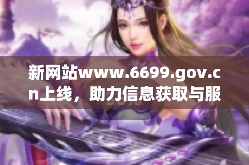 新网站www.6699.gov.cn上线，助力信息获取与服务提升