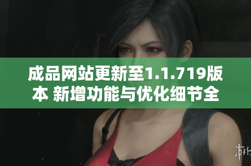 成品网站更新至1.1.719版本 新增功能与优化细节全面解析