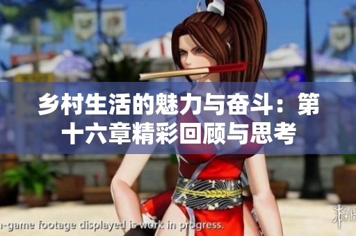 乡村生活的魅力与奋斗：第十六章精彩回顾与思考