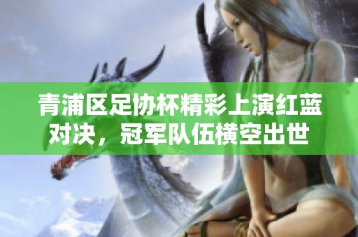 青浦区足协杯精彩上演红蓝对决，冠军队伍横空出世