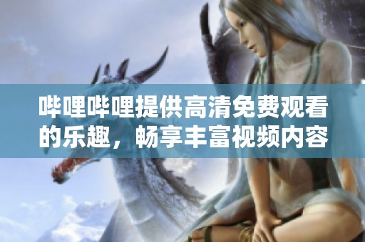 哔哩哔哩提供高清免费观看的乐趣，畅享丰富视频内容