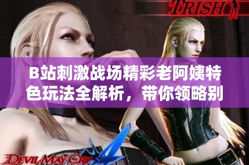B站刺激战场精彩老阿姨特色玩法全解析，带你领略别样游戏体验