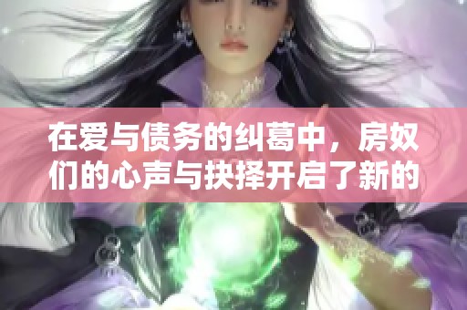在爱与债务的纠葛中，房奴们的心声与抉择开启了新的篇章