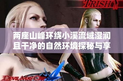 两座山峰环绕小溪流域湿润且干净的自然环境探秘与享受