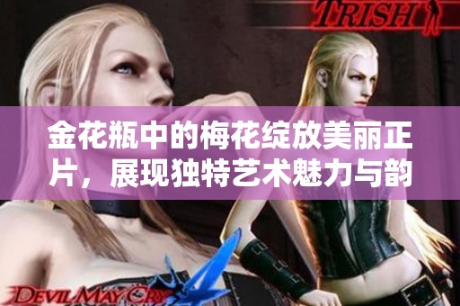 金花瓶中的梅花绽放美丽正片，展现独特艺术魅力与韵味