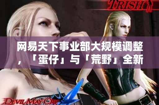 网易天下事业部大规模调整，「蛋仔」与「荒野」全新独立发展策略揭晓