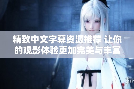 精致中文字幕资源推荐 让你的观影体验更加完美与丰富
