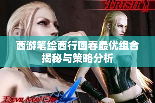 西游笔绘西行回春最优组合揭秘与策略分析