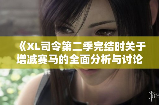 《XL司令第二季完结时关于增减赛马的全面分析与讨论》